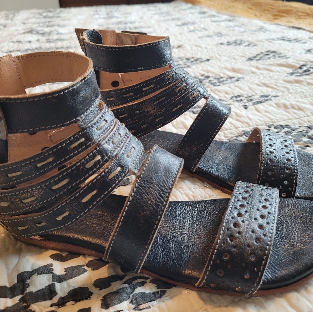 BedStu Artemis Gladiator Sandals Leather